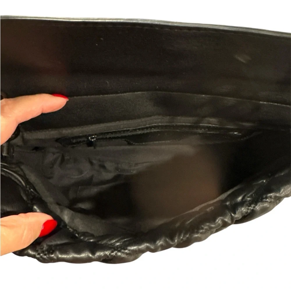 Gilda Paris Quilted Black‎ Shoulder Bag